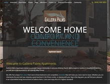 Tablet Screenshot of galleriapalmsvegas.com